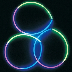 Green, Blue and Pink Tri-Color Glow Necklaces for Sale