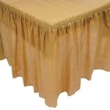 Gold Pleated  Table Skirting
