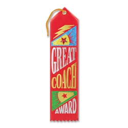 Great Coach Award Jeweled Ribbon