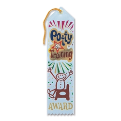 Potty Training Award Jeweled Ribbon