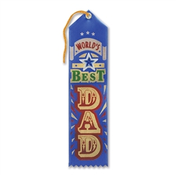 World's Best Dad Jeweled Ribbon