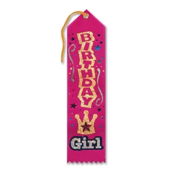 Birthday Girl Jeweled Ribbon