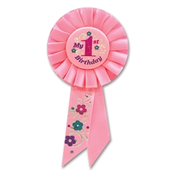 My 1st Birthday Rosette