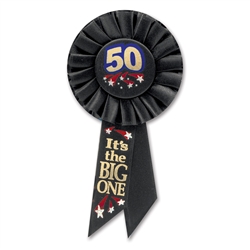 50 It's The Big One Rosette | Party Supplies