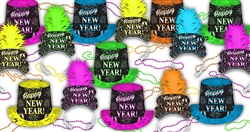 Neon New Year's Assortment for 100 People | Party Supplies
