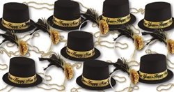 New Year's Eve Party Favors, Hats, Tiaras, Horns, Kits for Sale