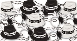 New Year's Eve Party Favors, Hats, Tiaras, Beads, Kits for Sale