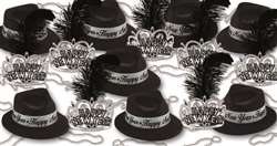 New Year's Eve Party Favors, Hats, Tiaras, Beads, Kits for Sale