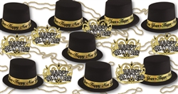 New Year's Eve Party Favors, Hats, Tiaras, Horns, Kits for Sale