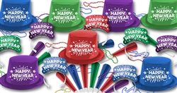 Star Colors New Year's Collection for 100 People | Party Supplies
