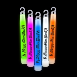 Happy New Year 6" Glow Sticks | Party Supplies