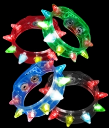 LED Spike Bracelets | Party Supplies