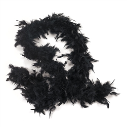 Black Feather Boa | Party Supplies