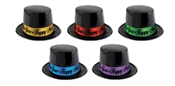 Assorted Color Plastic Hats | Party Supplies