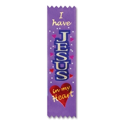 I Have Jesus in My Heart Value Pack Ribbons