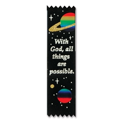 With God, All Things Are Possible Value Pack Ribbons