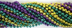 Purple, Green & Gold Party Beads