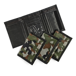 CAMOUFLAGE VELCRO WALLETS