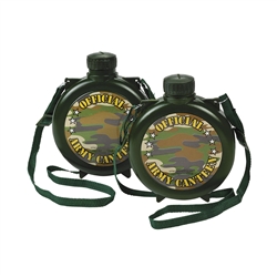 PLASTIC CAMOUFLAGE CANTEEN