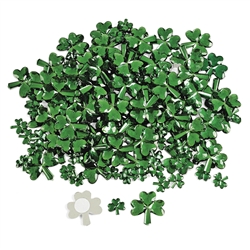 Adhesive Back Shamrock Jewels | St. Patrick's Day Decorations