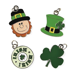 St. Patrick's Day Enamel Charms | Irish Party Favors