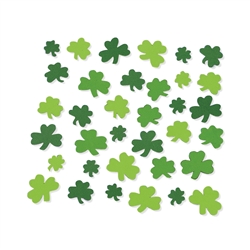 Adhesive Foam Shamrock Shapes | St. Patrick's Day Party Decorations