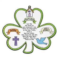 Color Your Own Shamrock Trinity Cutout | St. Patrick's Day Activities