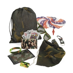 CAMO/ARMY FILLED TREAT BAG (8 PC)