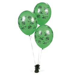 CAMO/ARMY LATEX BALLOONS (25PC)