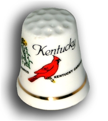 Kentucky Ceramic Thimble | Kentucky Derby Party Supplies