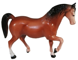 Brown Plastic Medium Horse | Kentucky Derby Party Supplies