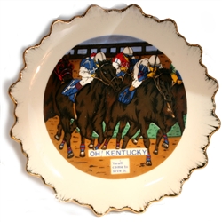 "Oh Kentucky" Souvenir Plate | Kentucky Derby Tableware