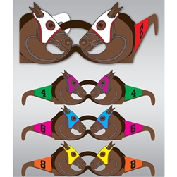 Race Horse Glasses | Kentucky Derby Party Supplies