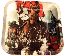 9" Kentucky Derby Artwork Plates | Kentucky Derby Tableware