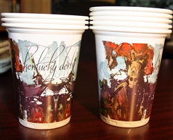 Kentucky Derby Artwork Beverage Cups | Kentucky Derby Tableware
