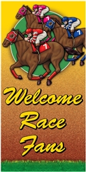 Day at the Races Giant Door Poster | Kentucky Derby Party Supplies