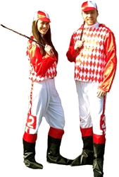 Adult Large Silk Jockey Costume | Kentucky Derby Party Apparel