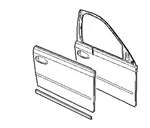 Saab 9.3 2006-2007 PASSENGERS SEDAN FRONT DOOR 12770114