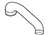 Saab 9.3 2003-2010 4CYL INTAKE CHARGE AIR HOSE 12786816