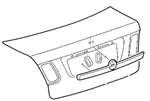 Saab 9.3 2003-2007 9.3 SEDAN REAR DECKLID 12797736