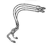 Saab 9.3 99-02 UPPER OIL COOLER LINE 4729000