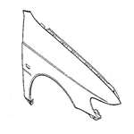 Saab 9.3 99-02 FENDER RIGHT 4922340