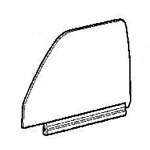 Saab 9.3 99-02 WINDOW GLASS 3DR LF 5181110