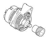 Saab 9.3 130 AMP ALTERNATOR 5601307