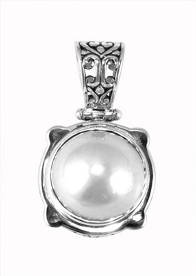 Sterling Silver Mabe Pearl Pendant