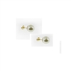 Gold Filled Shell Pearl Ball Studs-10mm