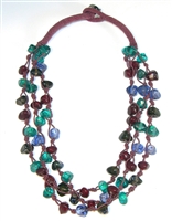 Berry Baubles Glass Necklace