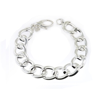 Sterling Silver Reversable Link Bracelet