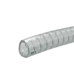 6ft. PVC Hose, with galvanized steel helix