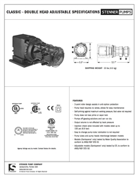 Dual Adjustable Head Specifications